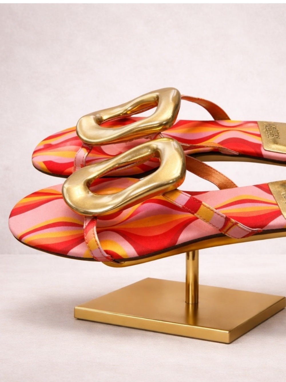 Jeffrey Campbell Retro Geometric Slide sandal